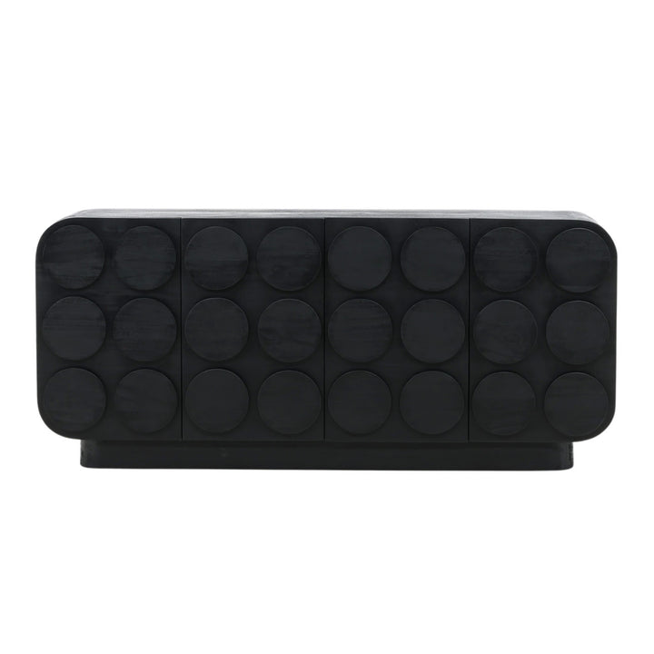 Elian Mindi Wood Sideboard, front view