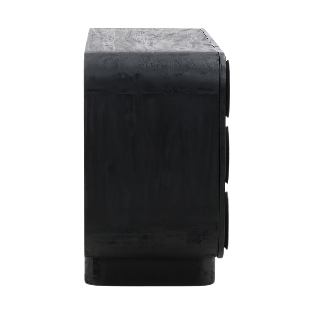 Elian Mindi Wood Sideboard, profile view