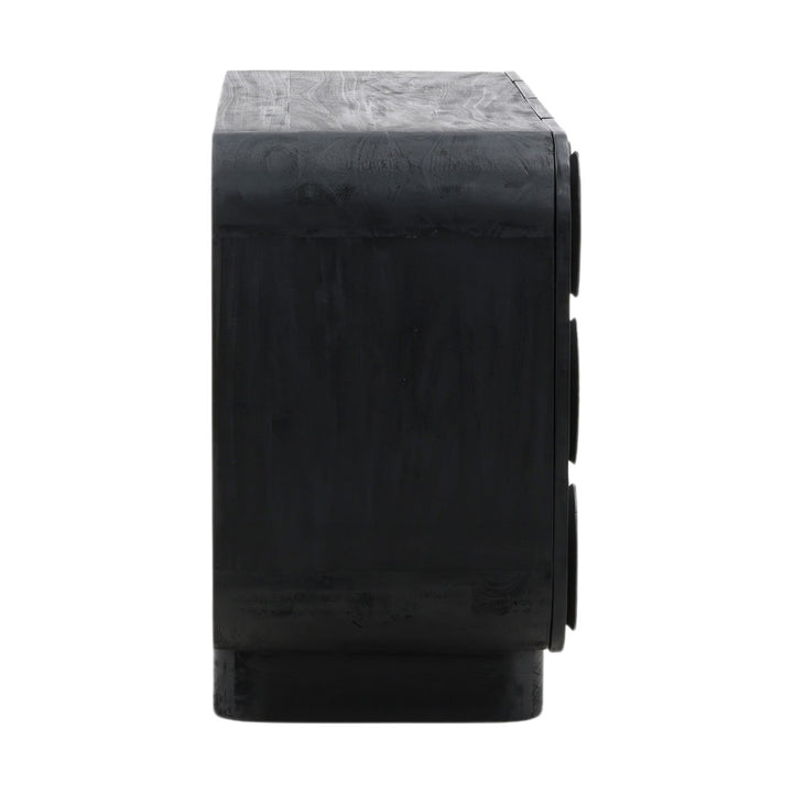 Elian Mindi Wood Sideboard, profile view