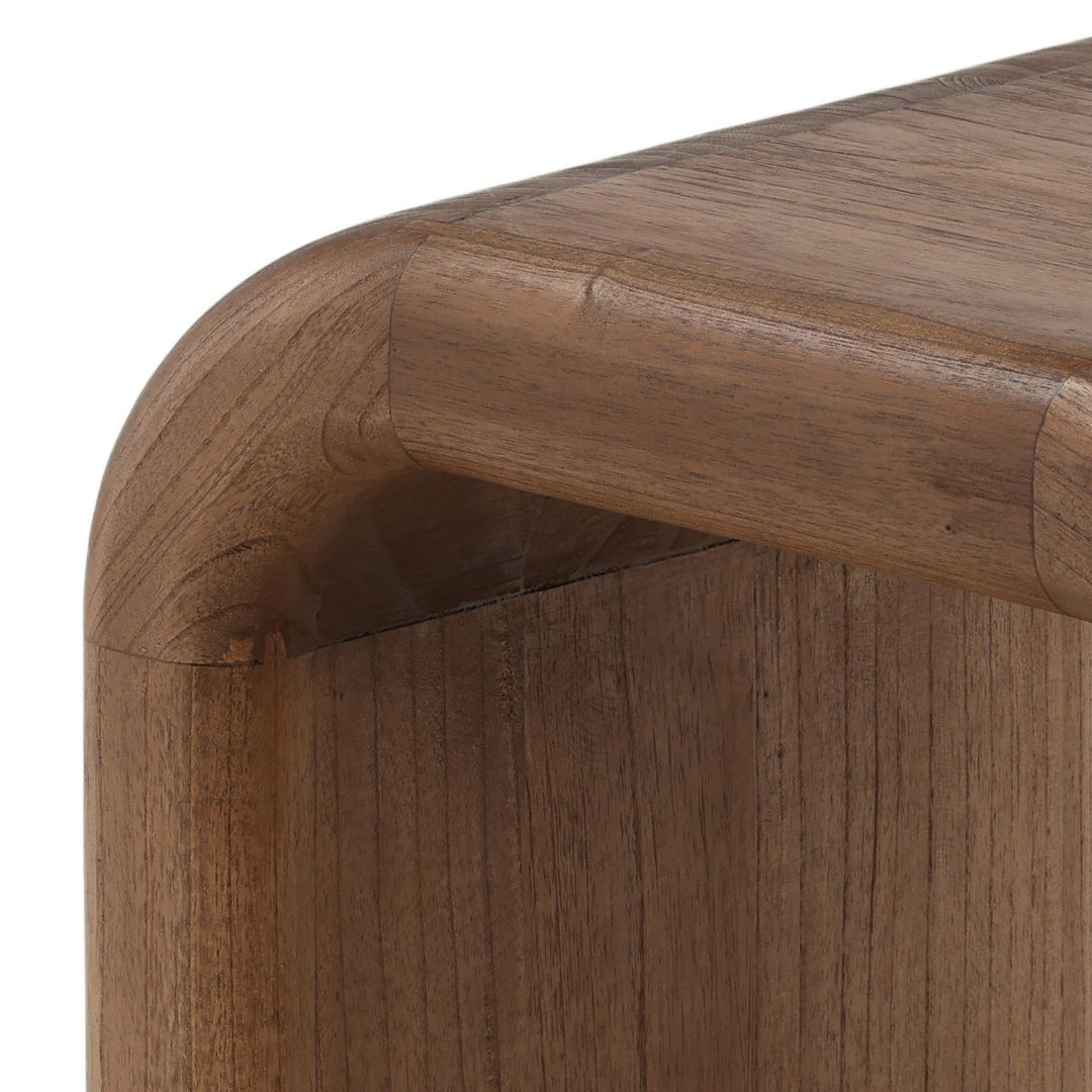 Dalen Mindi Wood Side Table, detail 2 view