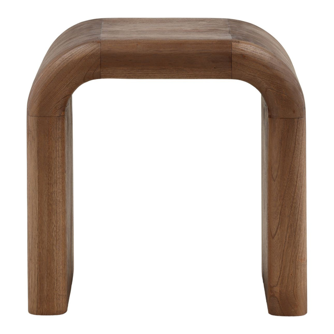 Dalen Mindi Wood Side Table, front view