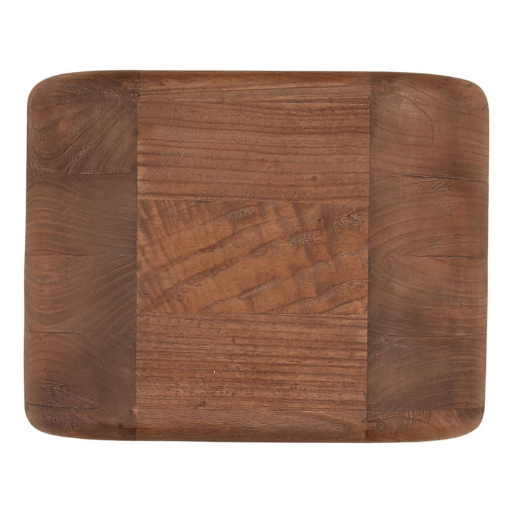 Dalen Mindi Wood Side Table, overhead view