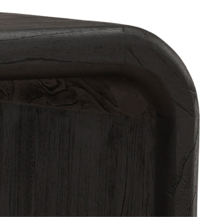 Dalen Mindi Wood Desk, Black, detail 2 view