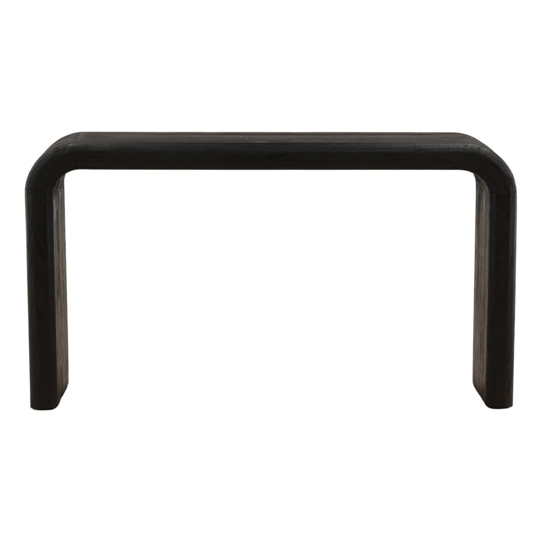 Dalen Mindi Wood Desk, Black, front view