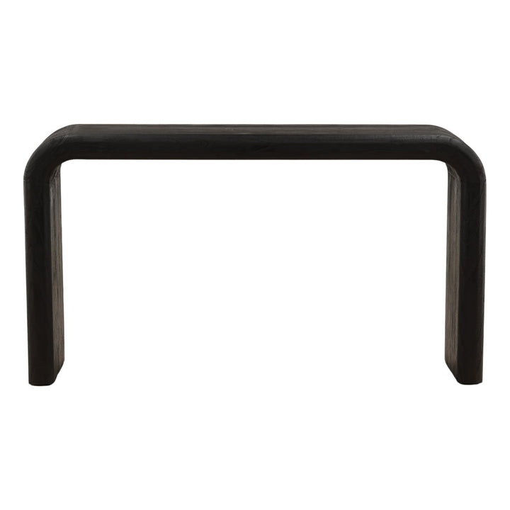Dalen Mindi Wood Desk, Black, front view