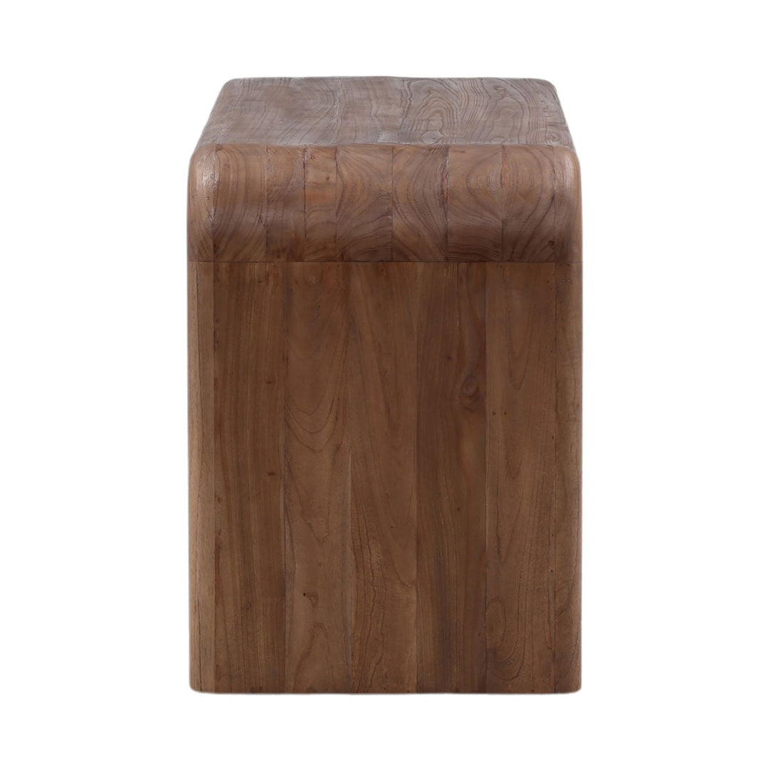 Dalen Mindi Wood Desk, Brown, profile view