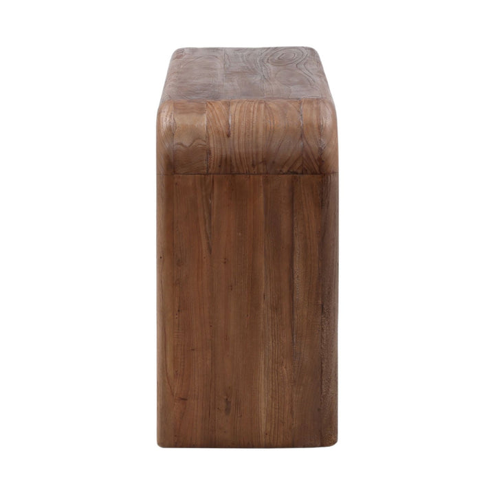 Wren Mindi Wood Console Table, profile view