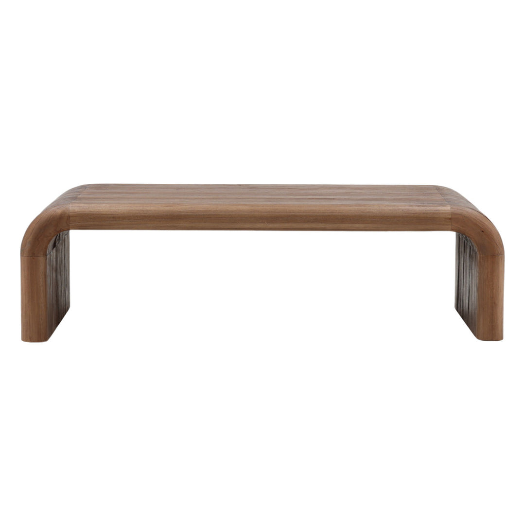 Dalen Mindi Wood Coffee Table, front view
