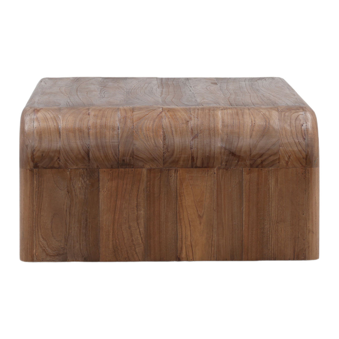 Dalen Mindi Wood Coffee Table, profile view