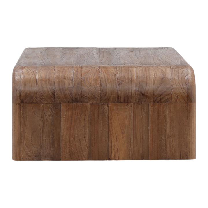 Dalen Mindi Wood Coffee Table, profile view