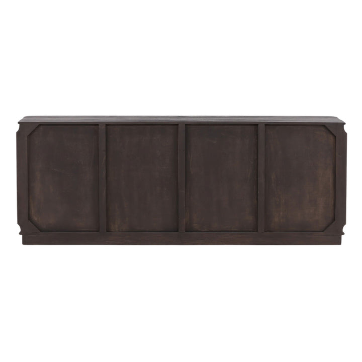 Uriah Mindi Wood Sideboard, back view