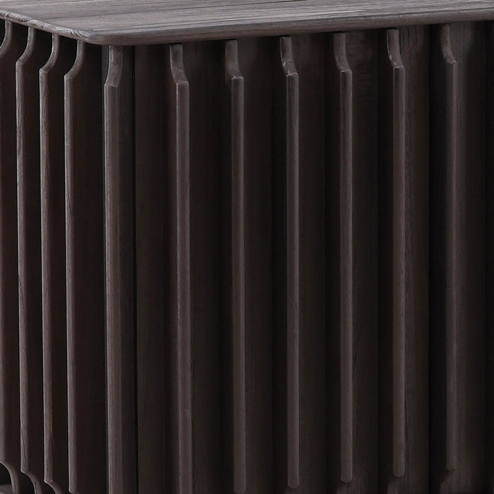 Uriah Mindi Wood Sideboard, detail 1 view