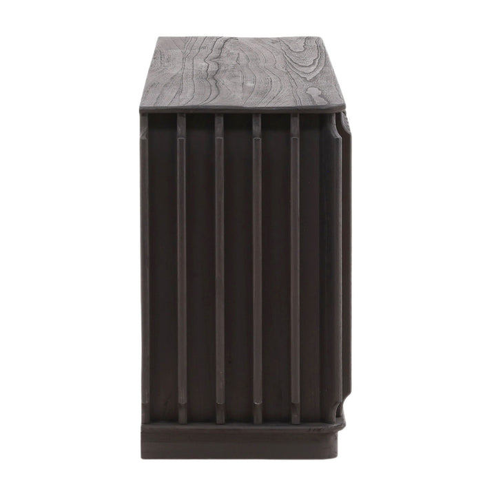 Uriah Mindi Wood Sideboard, profile view