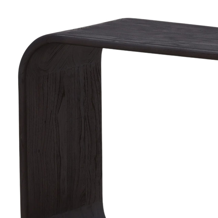 James Mindi Wood Console Table, detail 2 view
