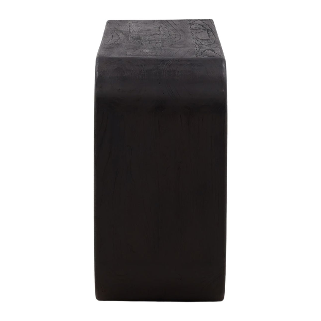 James Mindi Wood Console Table, profile view