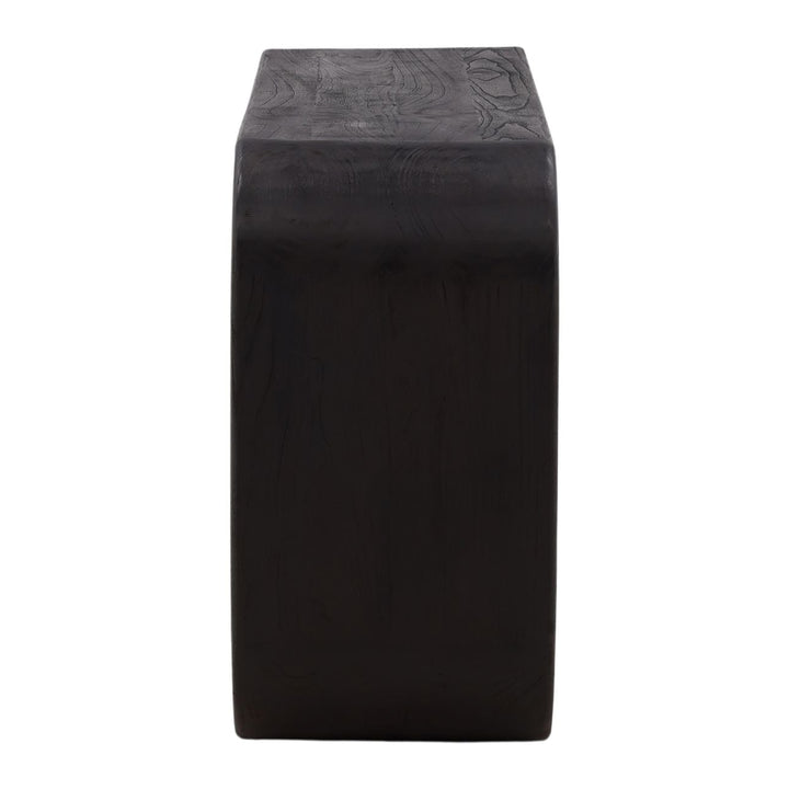James Mindi Wood Console Table, profile view