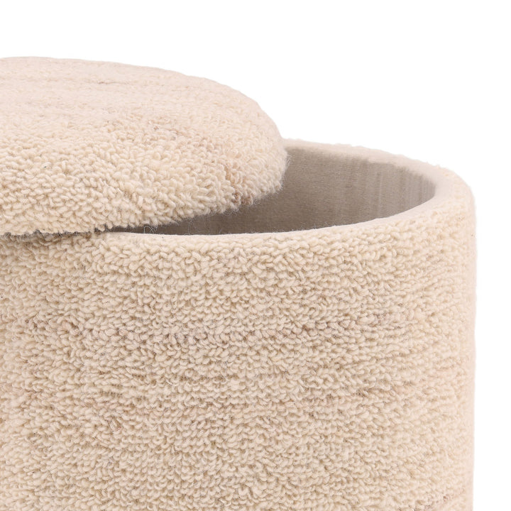 Koa Wool Blend Stool, detail 3 view