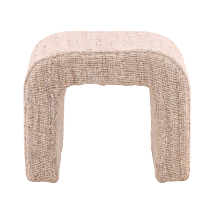 Yara Wool Blend Stool, front view