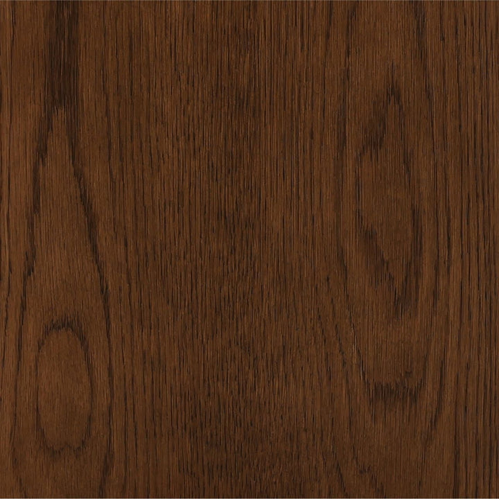 Ola Marble and Oak Console Table, Dark Brown · Emperador Marble, detail 2 view