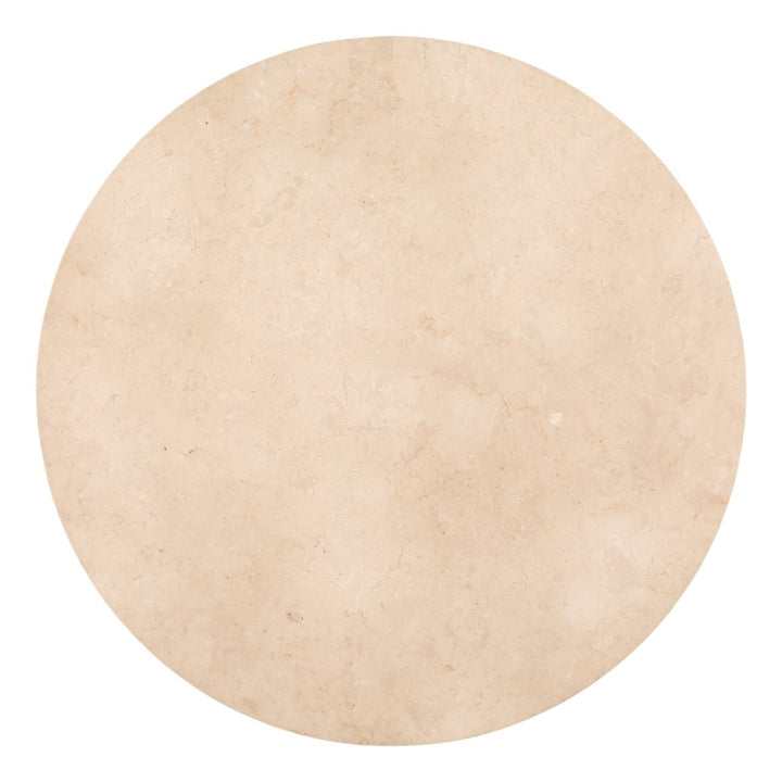 Cove Oak and Marble Coffee Table, Brown, overhead view