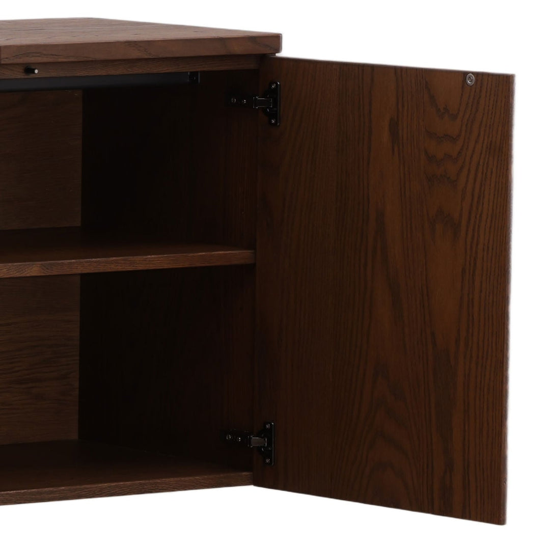 Soleil Oak Veneer Sideboard, detail 2 view