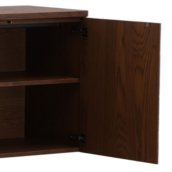 Soleil Oak Veneer Sideboard, detail 2 view