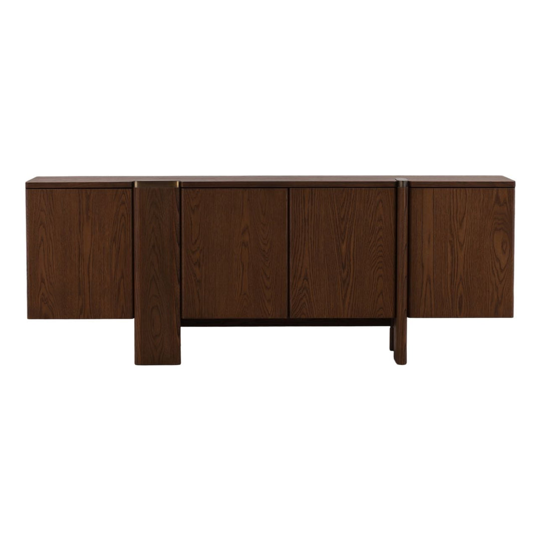 Soleil Oak Veneer Sideboard, front view