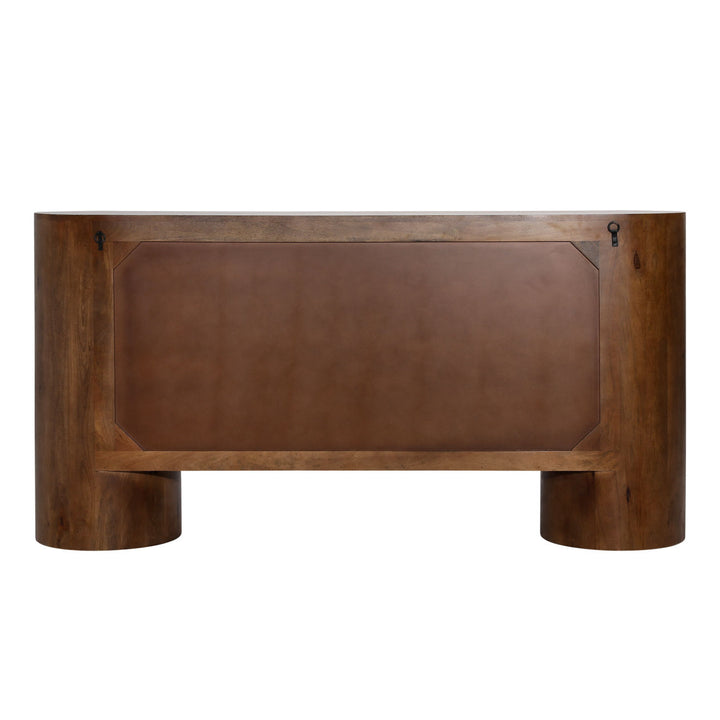 Sterling Mango Wood Sideboard, Four Door, back view