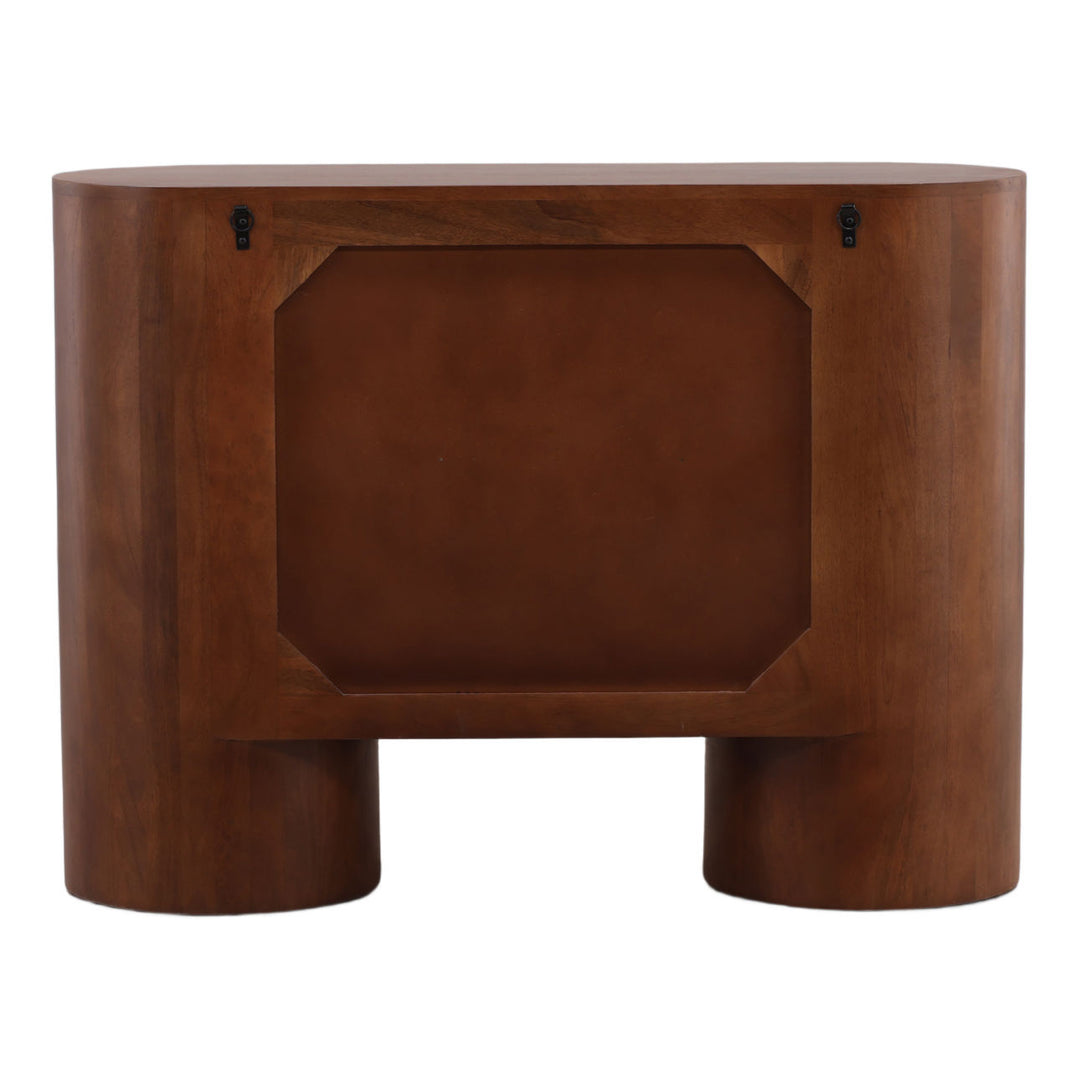 Sterling Mango Wood Sideboard, Two Door, back view