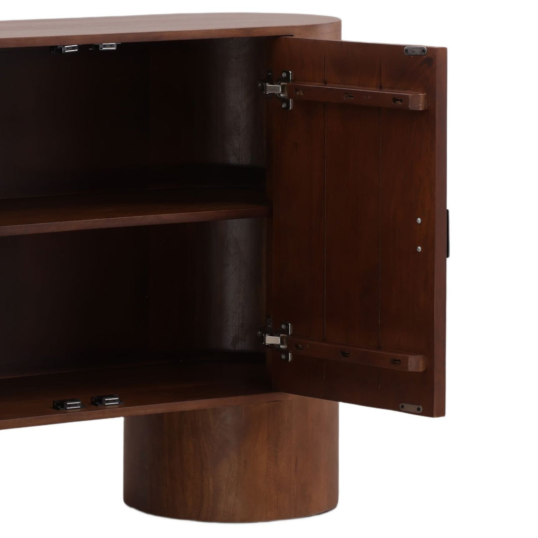 Sterling Mango Wood Sideboard, Two Door, detail 2 view