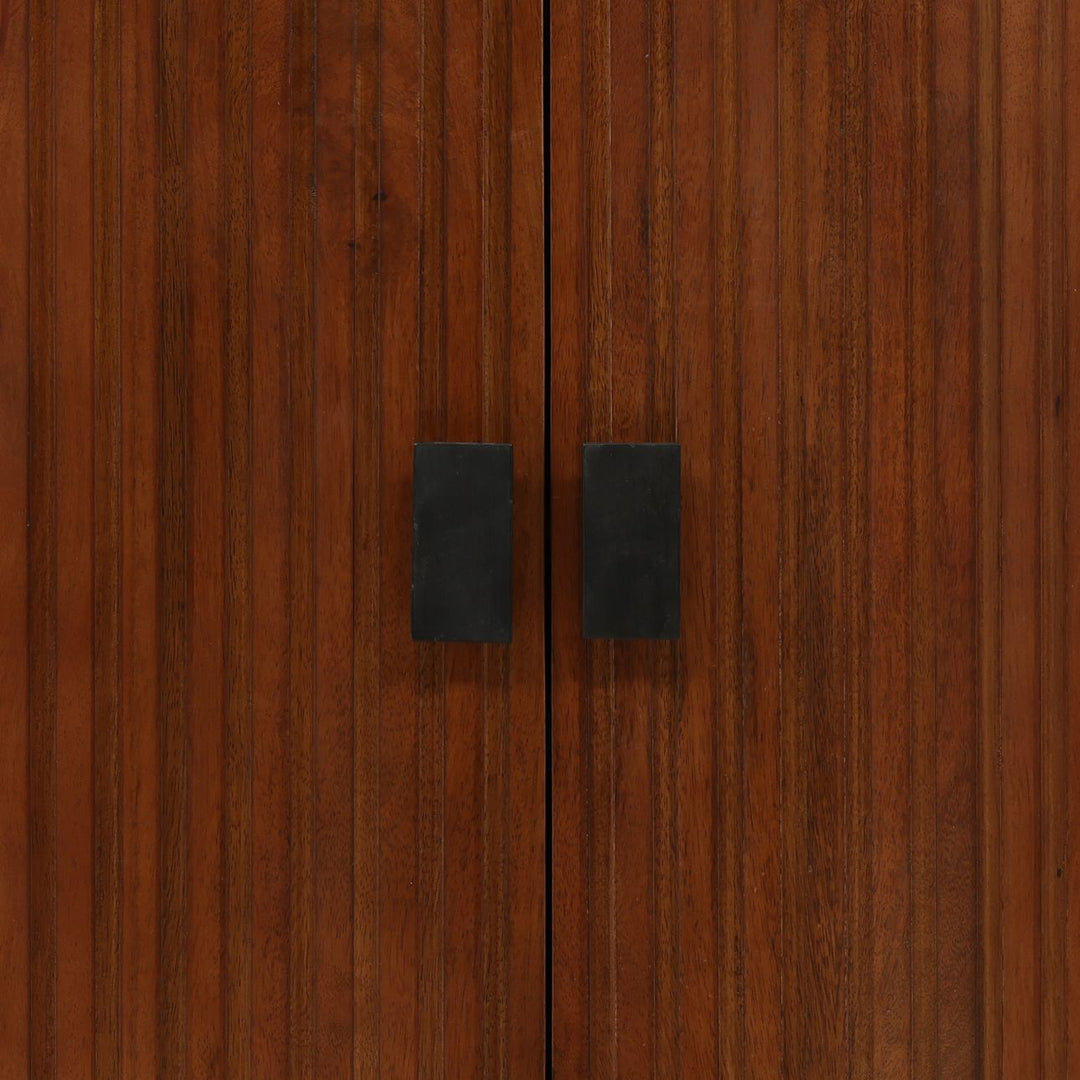 Sterling Mango Wood Sideboard, Six Door, detail 3 view