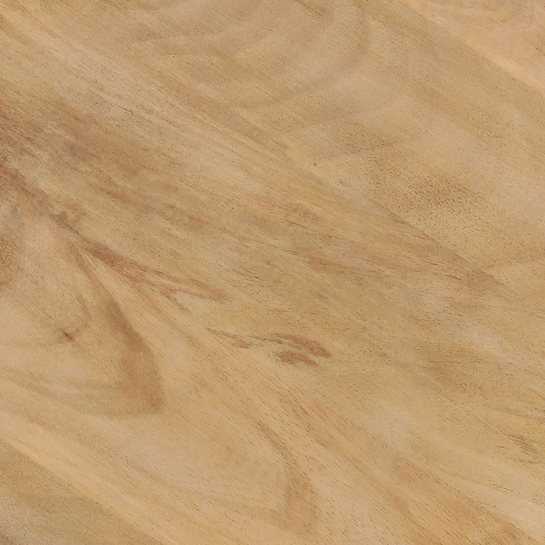 Melia Mango Wood Side Table, detail 1 view