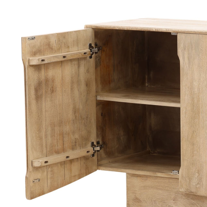 Hartley Mango Wood Sideboard, detail 2 view