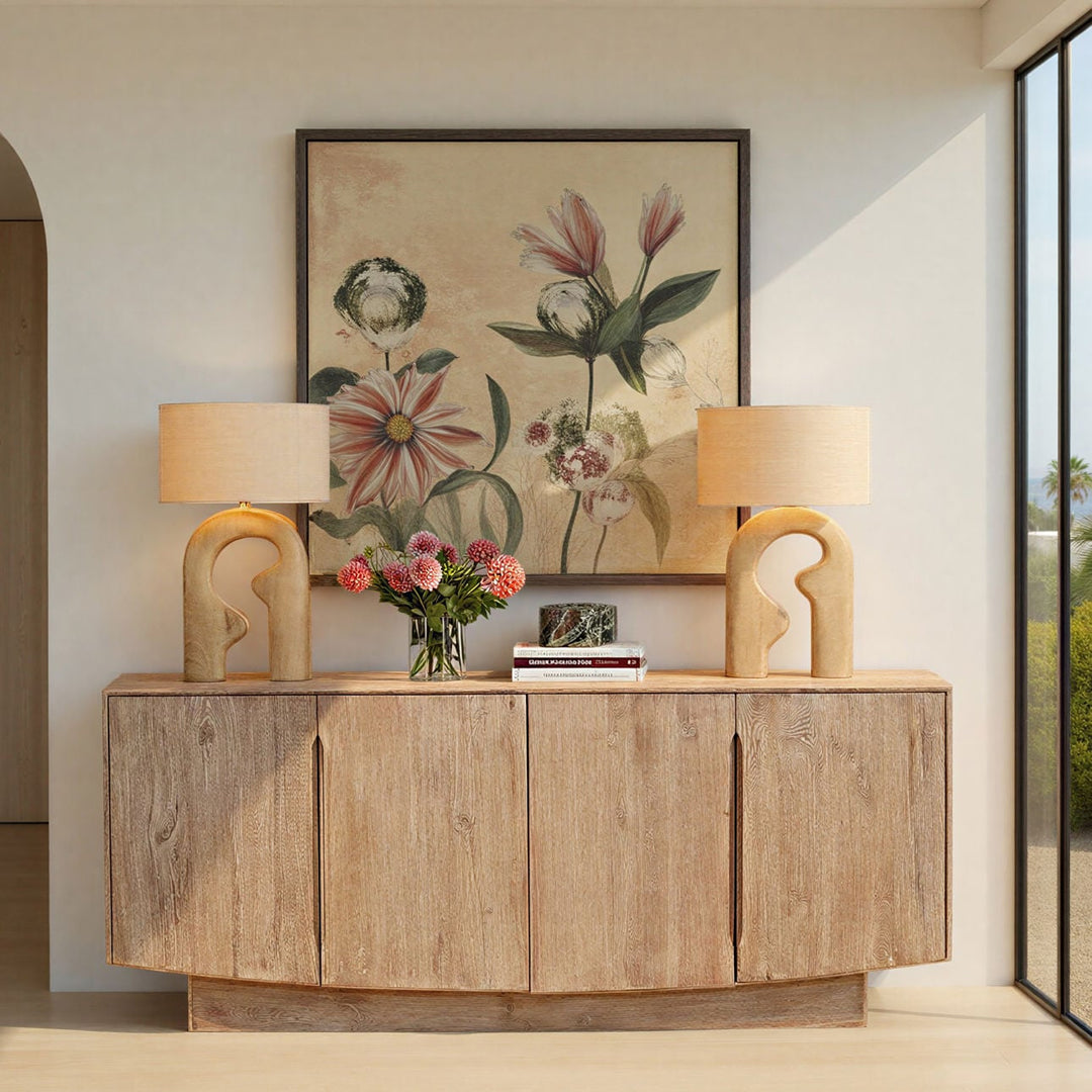 Hartley Mango Wood Sideboard, lifestyle view