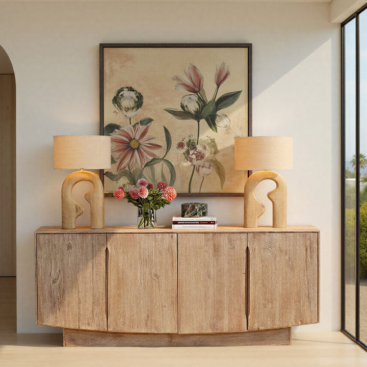 Hartley Mango Wood Sideboard, lifestyle view