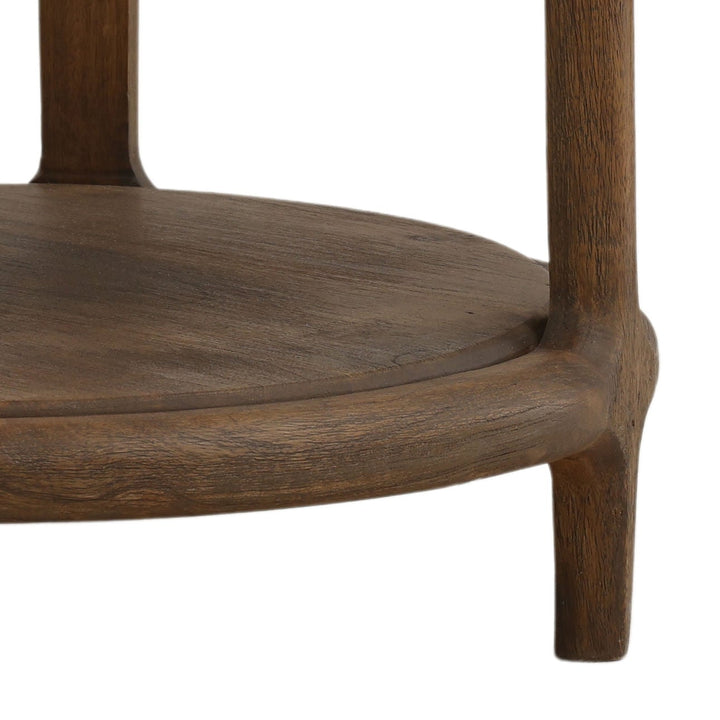 Vera Marble Top Side Table, detail 2 view