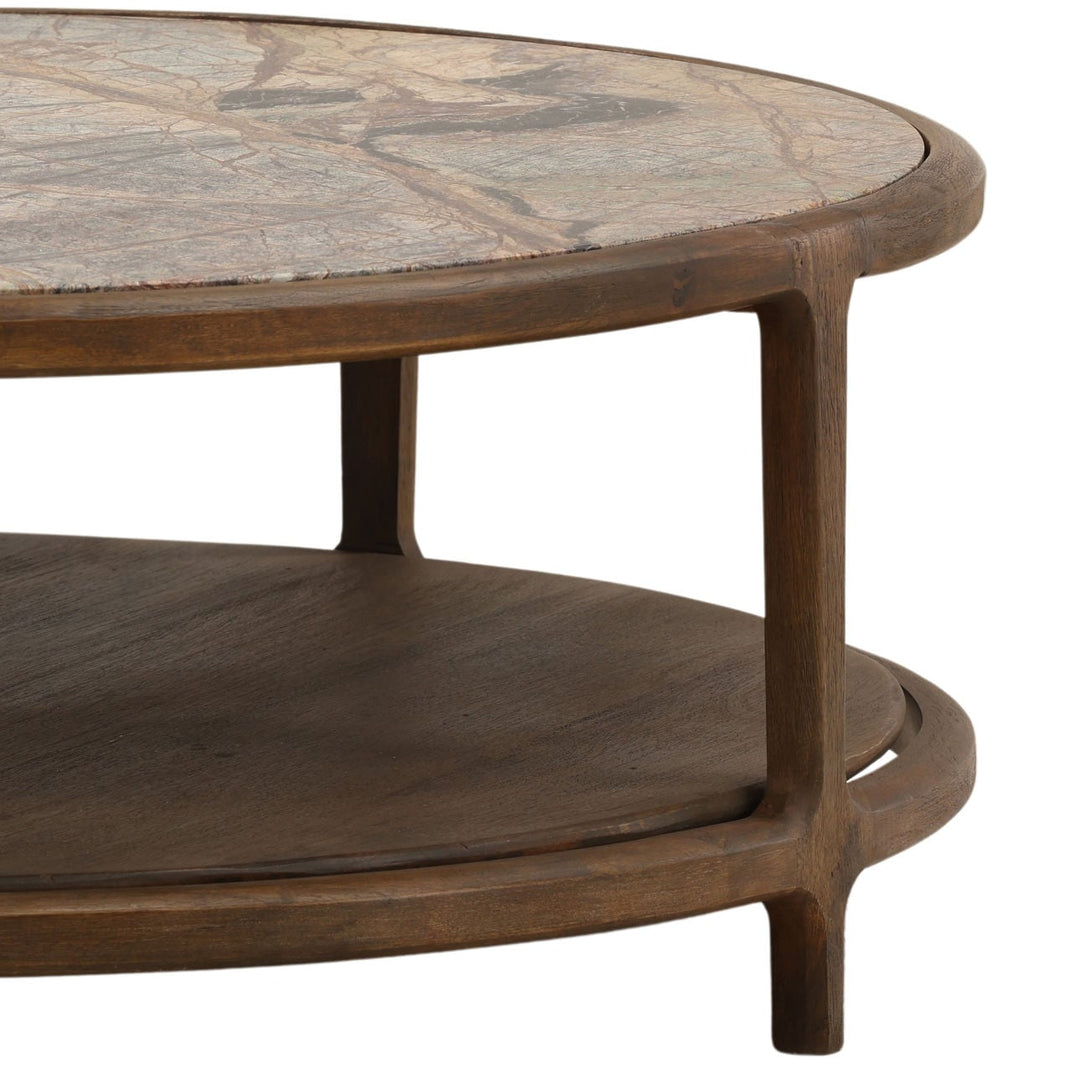Vera Marble Top Coffee Table, detail 2 view