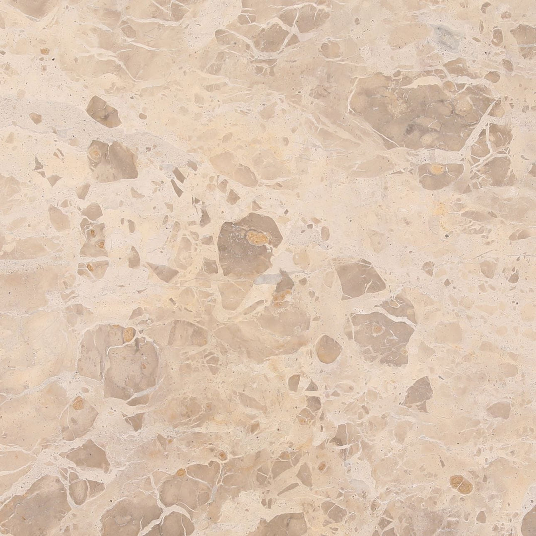 Raya Marble and Wood Coffee Table, detail 1 view