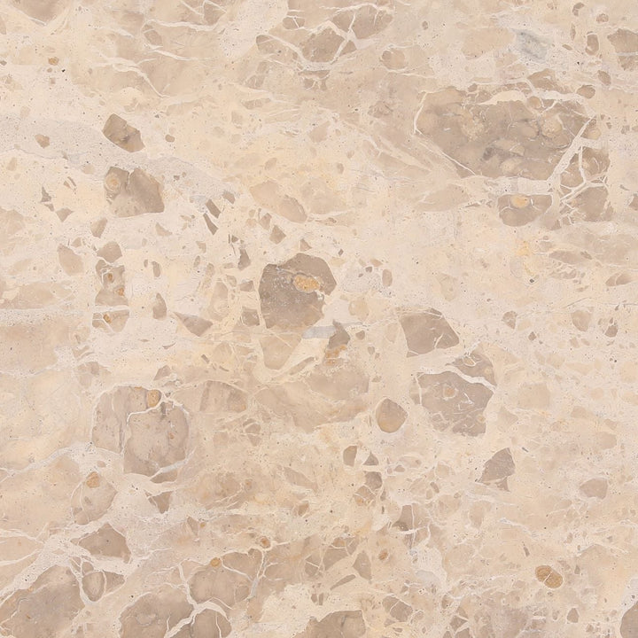 Raya Marble and Wood Coffee Table, detail 1 view