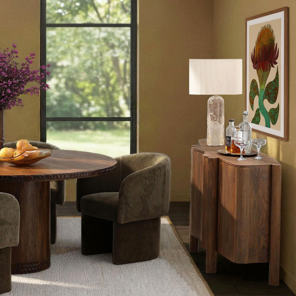 Soren Mango Wood Sideboard, lifestyle view