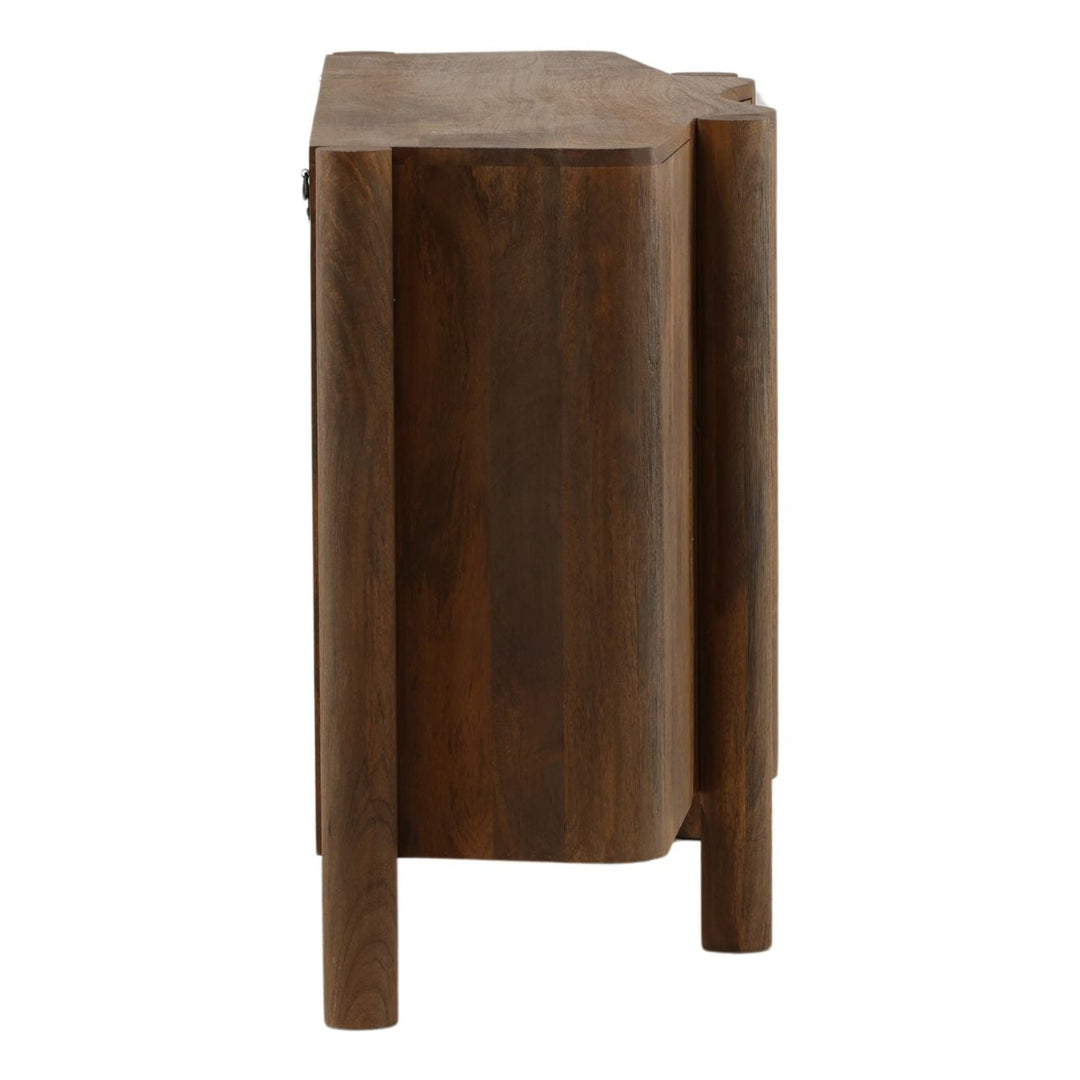 Soren Mango Wood Sideboard, profile view