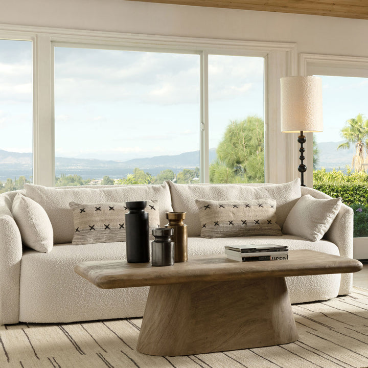 Maris Acacia Coffee Table, lifestyle view