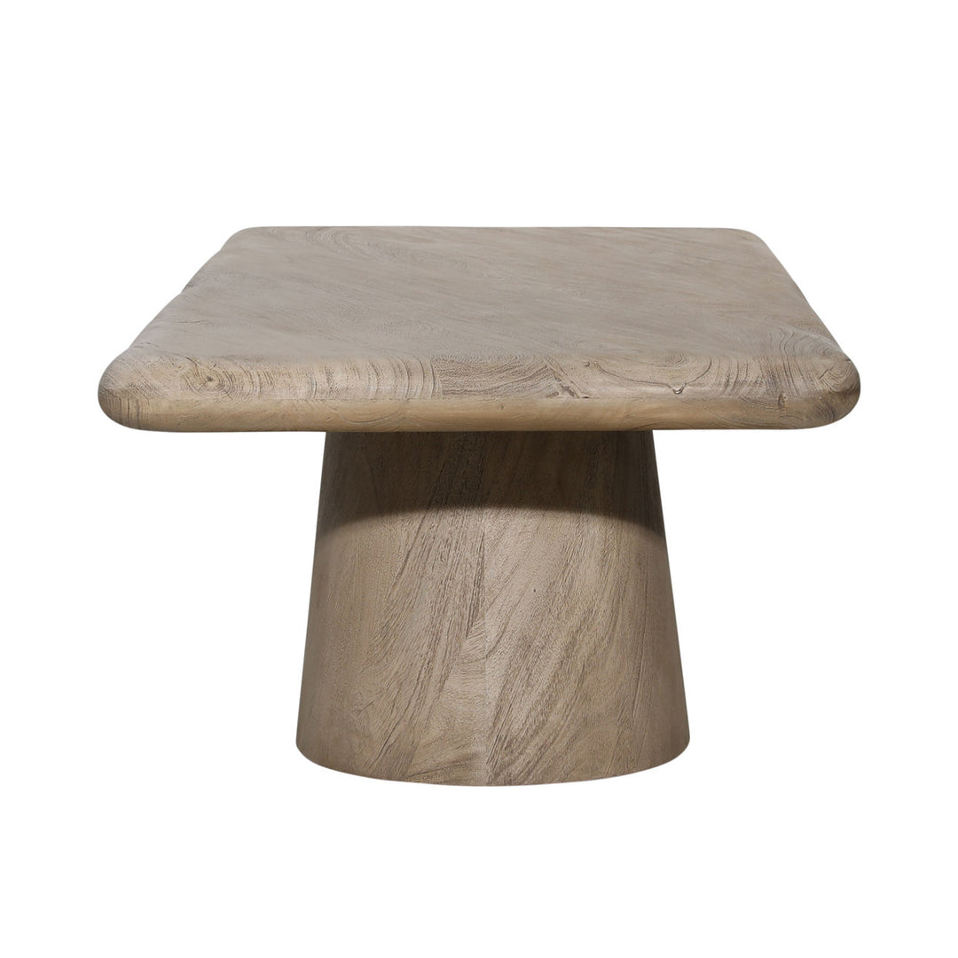 Maris Acacia Coffee Table, profile view
