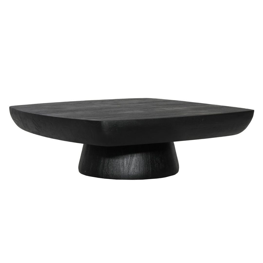 Daro Acacia Coffee Table, Black, three-quarter studio view