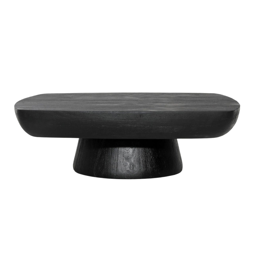 Daro Acacia Coffee Table, Black, front view