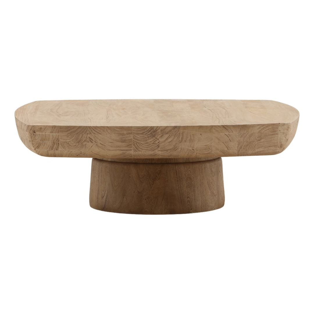 Daro Acacia Coffee Table, Weathered Natural, front view