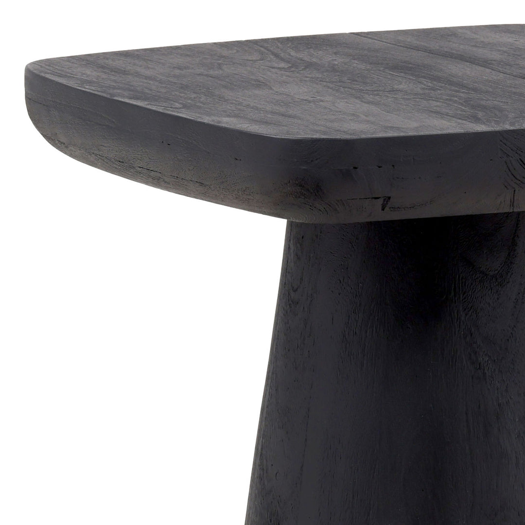 Daro Acacia Side Table, Black, detail 2 view