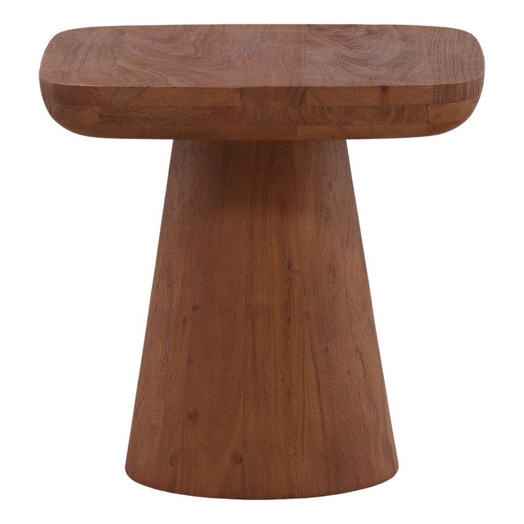 Daro Acacia Side Table, Brown, front view