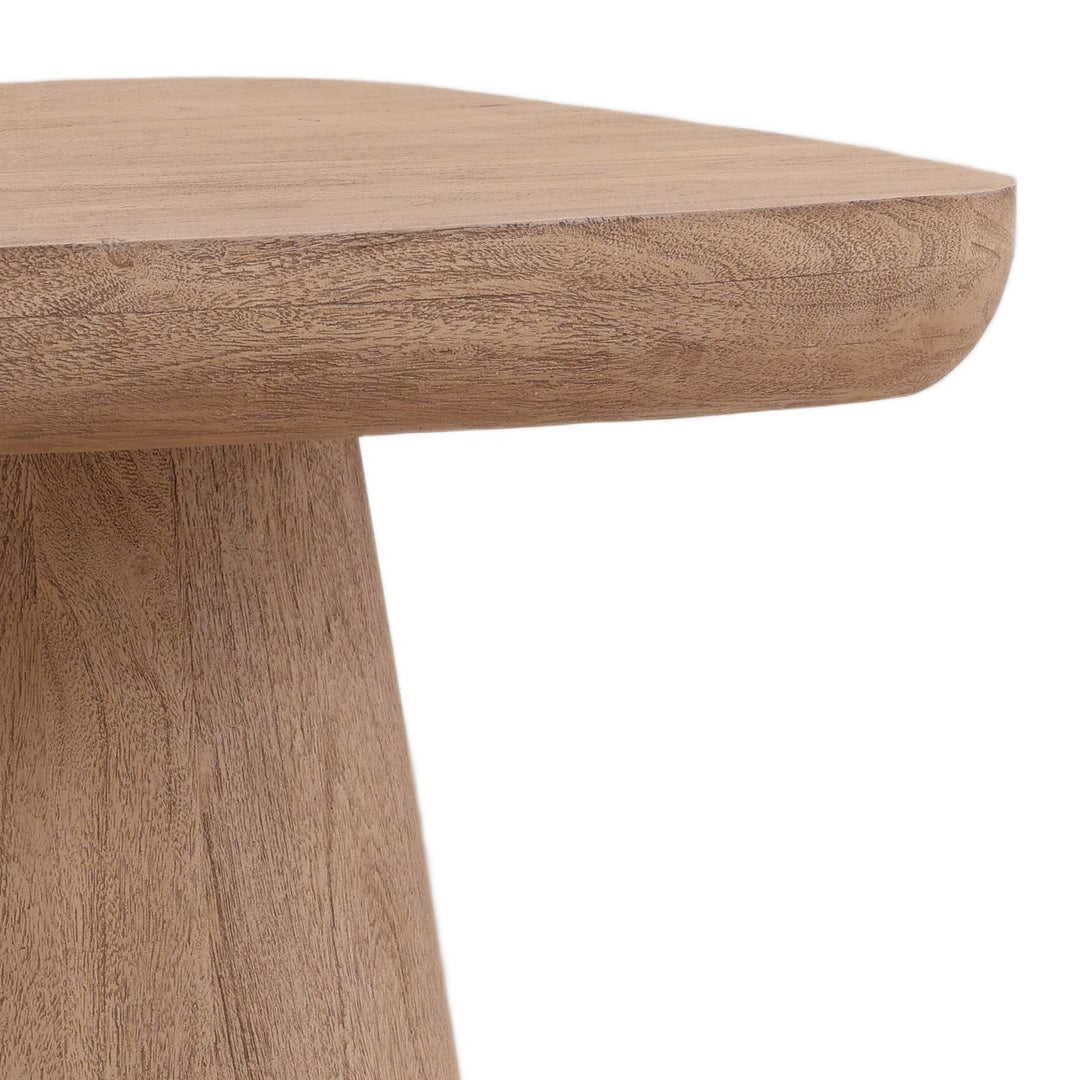 Daro Acacia Side Table, Light Weathered Natural, detail 2 view