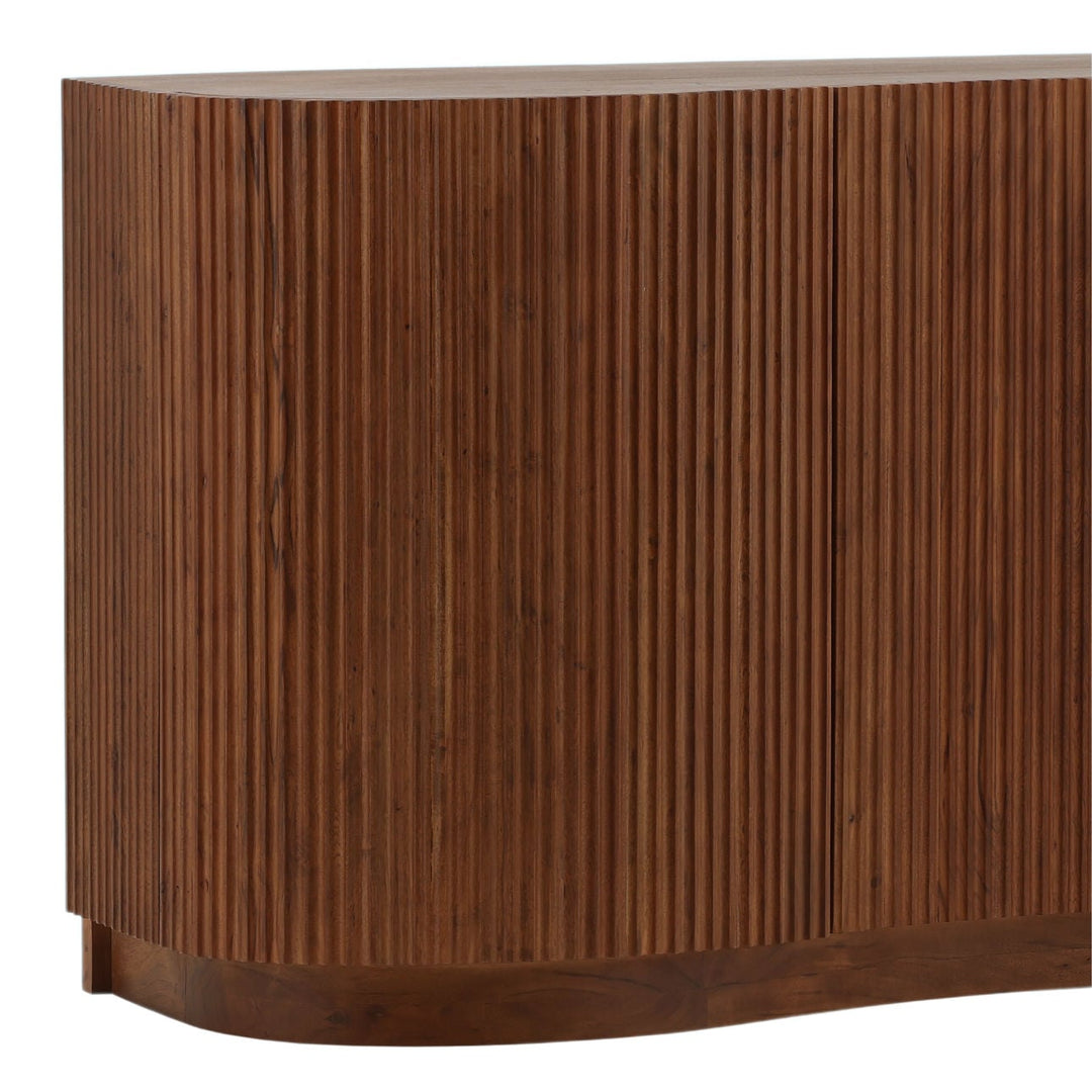 Carson Solid Acacia Sideboard, detail 1 view